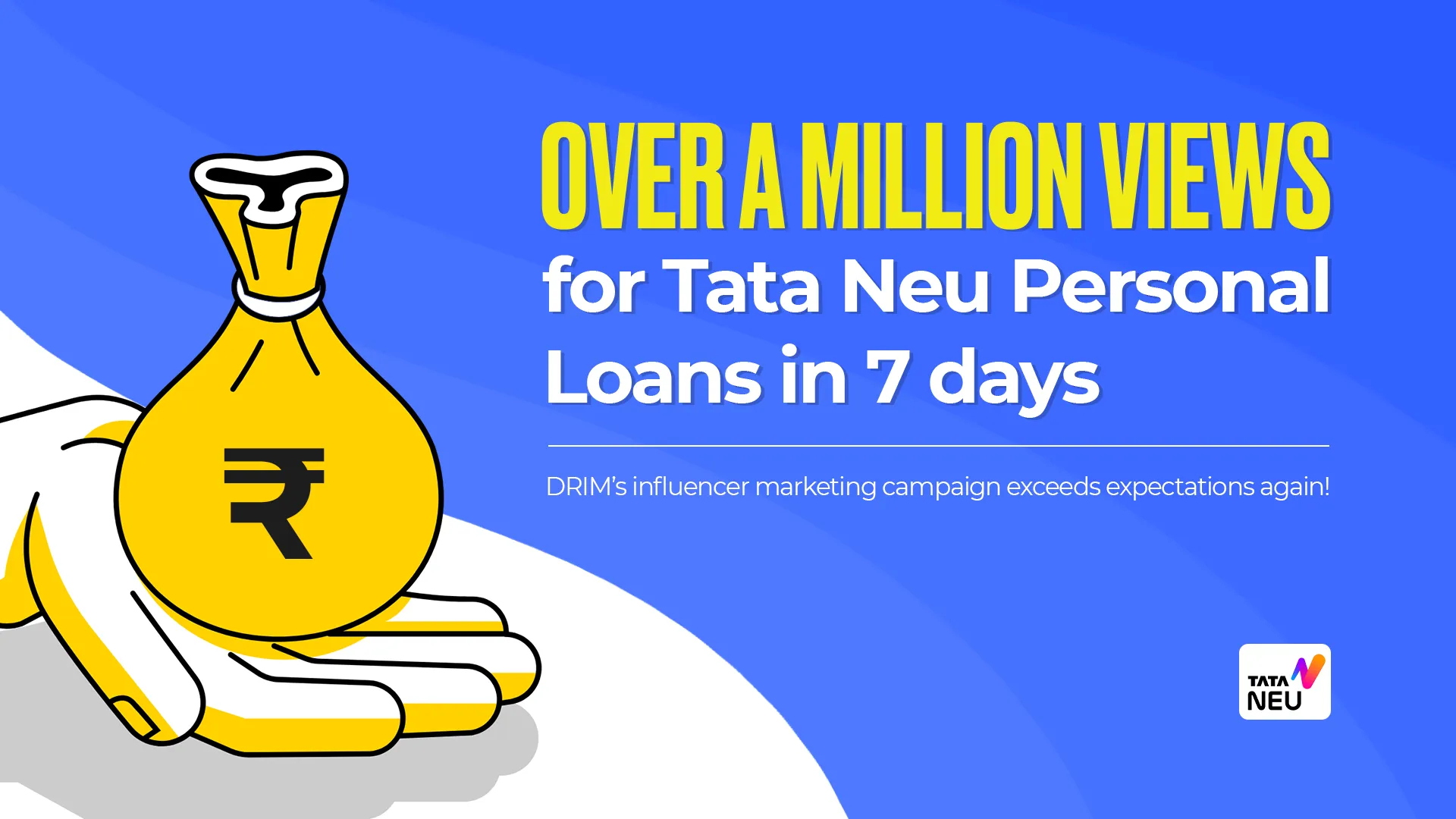 Tata Neu Personal Loans Campaign: 1M Views in 7 Days