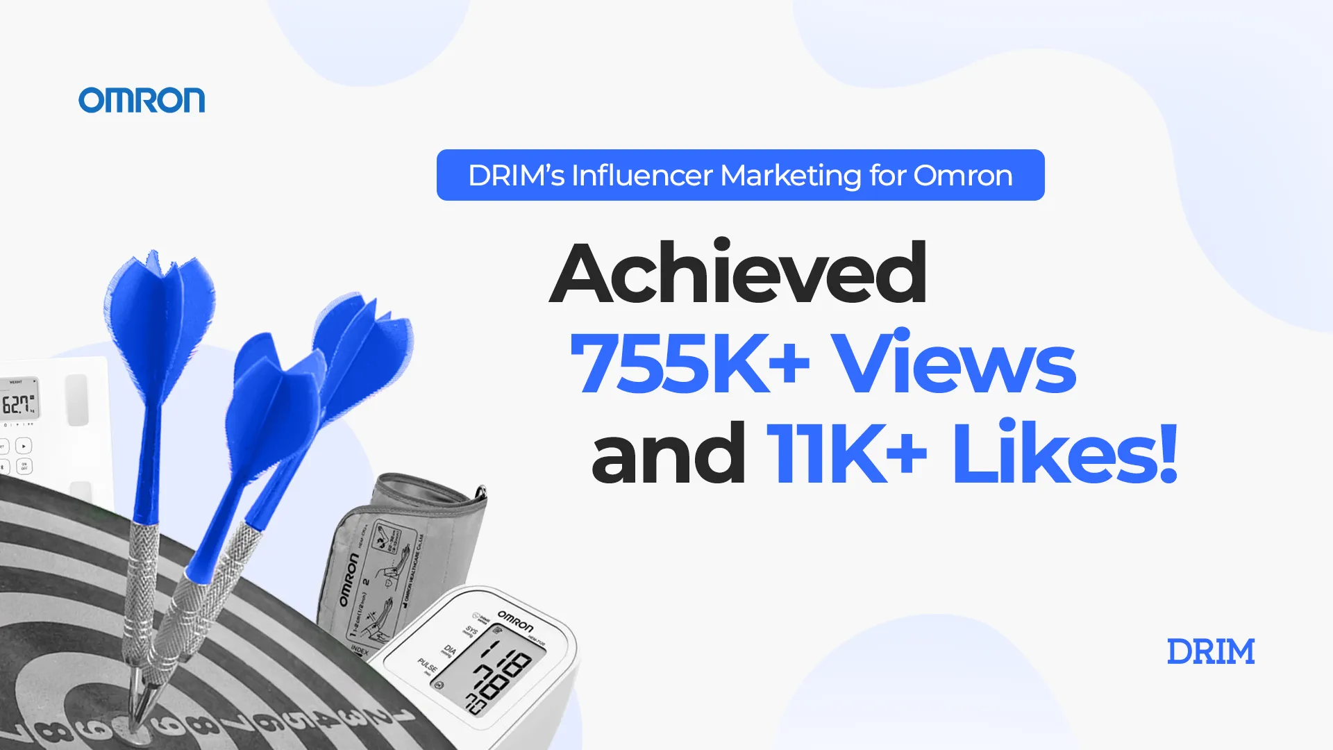 DRIM’s Influencer Marketing for Omron Achieved 755K+ Views and 11K+ Likes