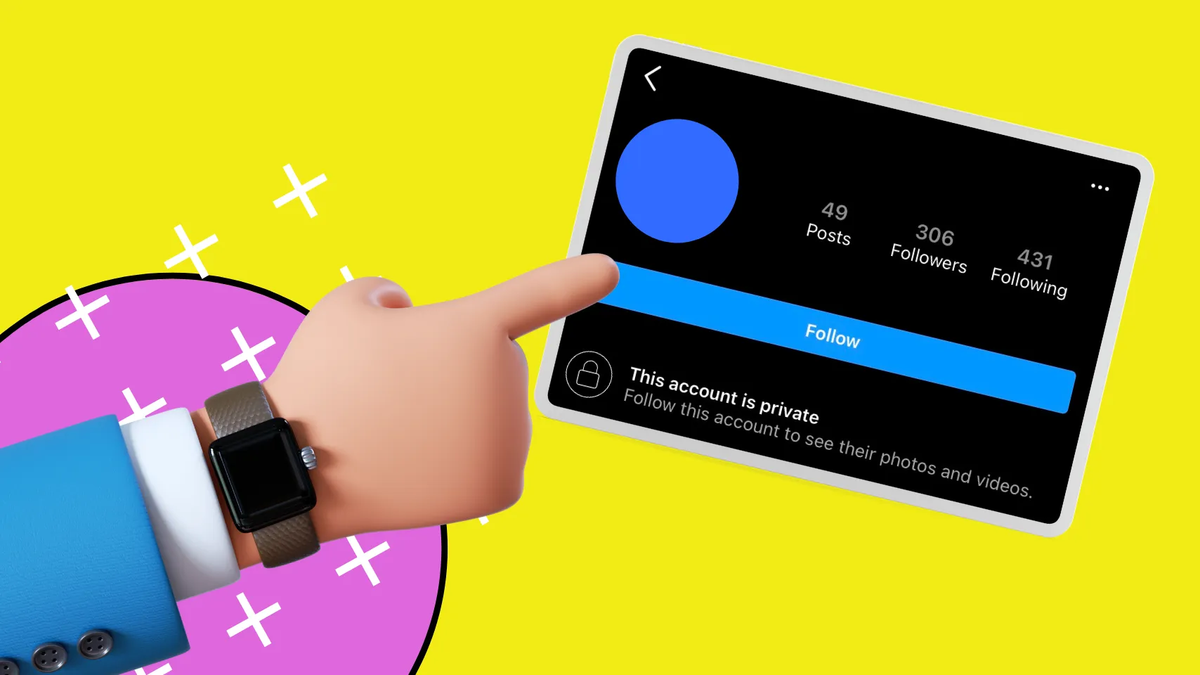 Como ver um perfil privado no Instagram